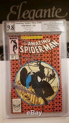 Amazing Spider-man 300 (stan Lee Signé) 299 298 9.8 Pages Blanches Set Venom