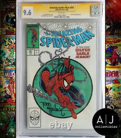 Amazing Spider-man #301 Cgc 9.6 (marvel) Signé Stan Lee, Todd Mcfarlane 1988