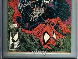 Amazing Spider-man #316 Cgc 9.8 Signé 3x Stan Lee 1st Venom Cover 1989 Mcu