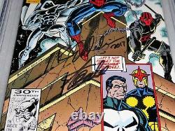 Amazing Spider-man #356 Cgc Ss Signature Autographe Bagley Stan Lee Moon Knight