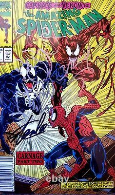 Amazing Spider-man #361 Cgc 9.8 Signé Par Stan Lee Bagley Emberlin Newsstand Set