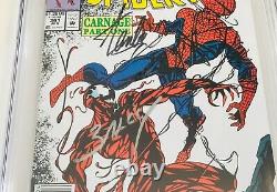 Amazing Spider-man #361 Cgc 9.8 Signé Par Stan Lee & Mark Bagley Kiosque À Journaux