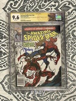 Amazing Spider-man #361 Newstand Cgc 9.6 4x Signé(lire La Description)