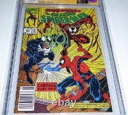 Amazing Spider-man #362 Cgc Ss Signature Autographe Stan Lee Mark Bagley 9.8 Asm
