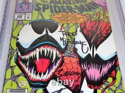 Amazing Spider-man #363 3x Signature Autograph Cgc Ss 9.8 Stan Lee Venom Carnage
