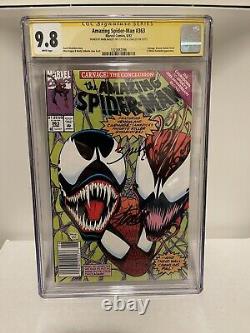 Amazing Spider-man #363 Cgc 9,8 2x Signé Stan Lee Bagley - Kiosque À Journaux