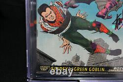 Amazing Spider-man # 39 Cgc 6.5 Stan Lee + John Romita Signe! (merveille)