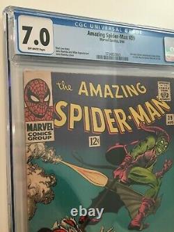 Amazing Spider-man #39 Cgc 7.0 Ow Pages 1966 Osborn/green Goblin