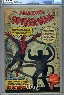 Amazing Spider-man #3 Cgc 1.5 Cream To Off-white Pages 1er Dr Octopus 07/63