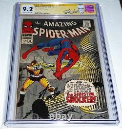 Amazing Spider-man #46 Cgc Signature Autograph Stan Lee Origin 1st Shocker App