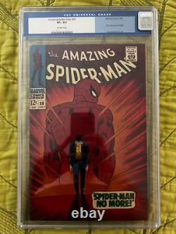 Amazing Spider-man #50 Cgc 8.5 Kingpin 1ère Apparition 1967 Stan Lee John Romita