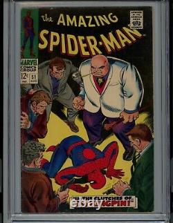 Amazing Spider-man #51 1967 Cgc 4.5 Off-white Pages 2nd App Kingpin Comic Book