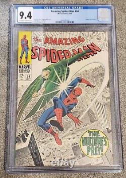 Amazing Spider-man #64 Cgc 9.4 1968. 3949585010 Vulture John Romita Stan Lee