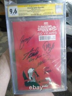 Amazing Spider-man 692 Cgc 9.6 Signé Stan Lee, Romita, Conway, Thomas, Plus