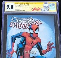 Amazing Spider-man #700 700.3 Signé Par Stan Lee On 91st Birthday Cgc Ss 9.8
