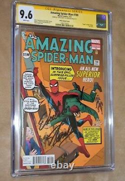 Amazing Spider-man # 700 Ditko Variante Cgc Ss 9.6 & Excelsior Stan Lee