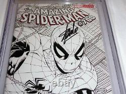 Amazing Spider-man #700 Sketch Variante Cgc Ss Signature Autograph Stan Lee Death