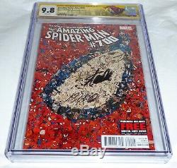 Amazing Spider-man # 700 Ss Cgc 9.8 Double Signature Autograph Stan Lee & Ramos