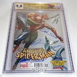 Amazing Spider-man # 700 Ss Cgc Signature Autograph Mort Peter Parker Stan Lee