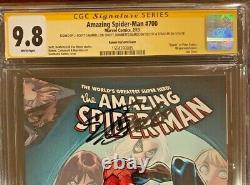 Amazing Spider-man 700h Ramos Cgc Ss 9.8 Signé 3x Stan Lee, Ramos, Campbell