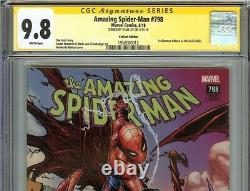 Amazing Spider-man #798 Cgc 9.8 Signed Stan Lee Variante Edition 1er Red Goblin
