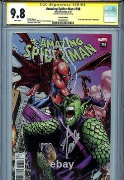 Amazing Spider-man 798 Cgc 9.8 Ss Ramos Couvre Stan Lee 1st Red Goblin Anti-venom