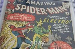 Amazing Spider-man #9 Cgc 8.0 Restored (marvel) Signé Par Stan Lee