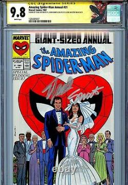 Amazing Spider-man Annual 21 Cgc 9,8 Ss X3 Stan Lee Romita Shooter Mary Jane Wp