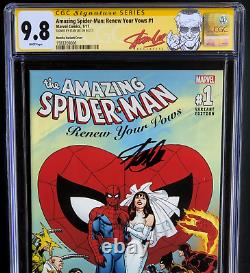 Amazing Spider-man Renouveler Vos Vœux #1 Cgc 9.8 Ss Stan Lee 11000 Romita Variante
