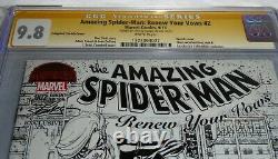 Amazing Spider-man Renouvelez Vos Vows #2 Cgc Ss Dual Signature Black Cat Stan Lee