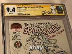 Amazing Spider-man Renouvelez Vos Vows Couleur & B&w Cgc Ss Stan & Joan Lee+campbell