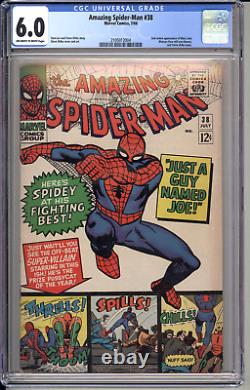 Amazing Spider-man Vol 1, Marvel 1966 #38- Cgc 6.0 Lee, Ditko