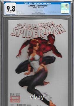 Amazing Spiderman 1.4 J Scott Campbell Fan Expo Stan Lee Couleur Variante Cgc 9.8