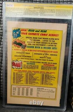 Amazing Spiderman #1 Cgc 9.2 1966 Golden Record Variante Grr Signé Stan Lee