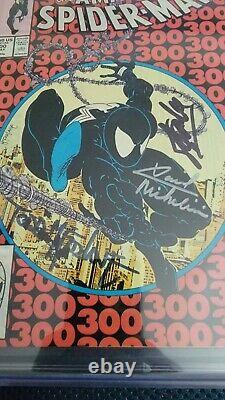 Amazing Spiderman #300 Cgc 9.6 1988 Signé 3x Stan Lee Mcfarlane Micheline