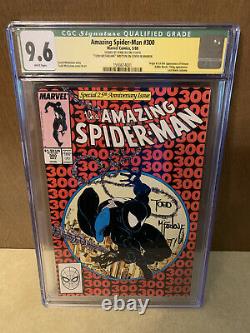 Amazing Spiderman 300 Cgc 9,6 1er Venom Signé Par Stan Lee / Mcfarlane Graal
