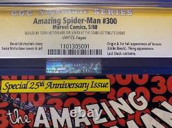 Amazing Spiderman #300 Cgc Ss 9,6 1re Apparition Venom Mcfarlane 2010 Stan Lee