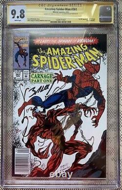 Amazing Spiderman 361, 362, 363 All Cgc 9.8 Ss Newstand Stan Lee Mark Bagley
