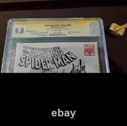 Amazing Spiderman #700 Cgc 9.8 Coipel Variante Signée Stan Lee & Ramos