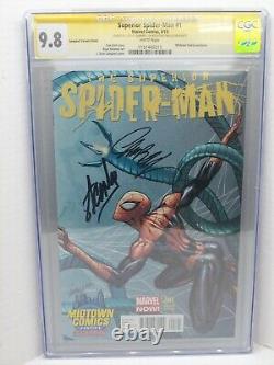 Amazing Spiderman 700 & Superior Spiderman 1 Cgc Ss 9,8 2x Stan Lee Midtown