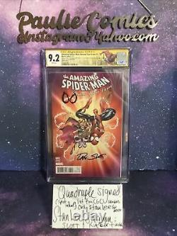 Amazing Spiderman Renew-vows #1 125 Cgc Signé 4x Stegman Stan Lee Marvel Comic