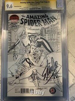 Amazing Spiderman Renouvelez Vos Titres #2 Signé Par Stan Lee Cgc 9.6 Ss