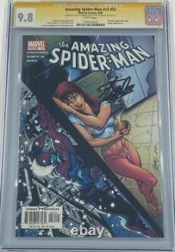 Amazing Spiderman V2 #52 Signé Par Stan Lee & J. Scott Campbell Cgc 9.8 Ss Venom
