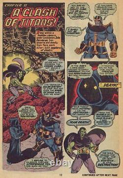 Capitaine Marvel #28 Cgc 9.4 Ss Stan Lee 1er Eon Thanos 1 De 4 En 9,4 Ss Rare Cley