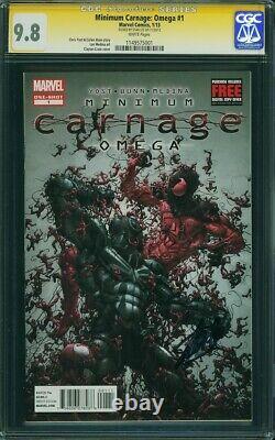 Carnage/Venom (Minimum Omega) #1 CGC 9.8 SS Signé par Stan Lee Spiderman