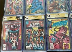 Cgc Collection Vente Signée Marvel & DC Comics Clés Chaudes Iconic Couvertures Stan Lee