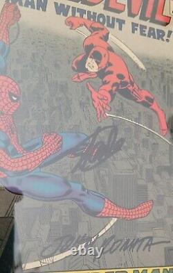 Daredevil #16 Cgc Ss 7.5 Pages Blanciers Signés Stan Lee John Romita Sr. Spider-man