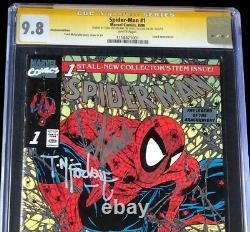 Édition Platinum N° 1 De Spider-man Cgc Ss 9.8 Signé Stan Lee + Mcfarlane 1990