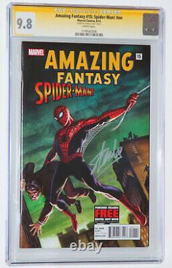 Également Fantasy #15 Spider-man Nn Exclusive Cgc Ss 9,8 Silver Signé Par Stan Lee