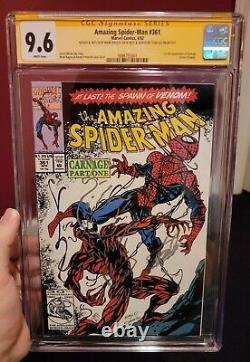 Également Spider-man #361 Cgc 9,6 Ss Signé X2 Stan Lee, Mark Bagley, +sketch Rare